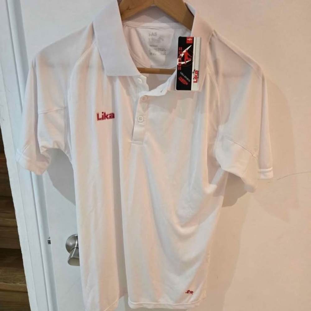 Mens 3AXL White Polo Shirt